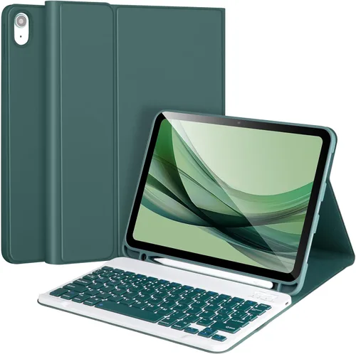 Miniatura 17 de AHYWTAN Funda para iPad 11/10ª generación con teclado, funda de teclado Bluetooth desmontable para iPad A16 2025 de 11 pulgadas/10ª generación 2022