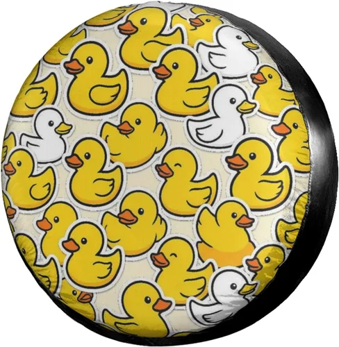 Miniatura 25 de Dujiea Bass Fish - Cubierta de neumático de repuesto con orificio para cámara de respaldo, cubierta universal de rueda y protector de neumáticos