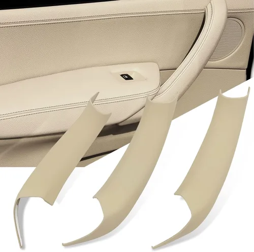 Jaronx Compatible con fundas de manija de puerta BMW X3 F25/X4 F26, 3 piezas fundas interiores para manija de tirador de puerta para BMW X3 F25
