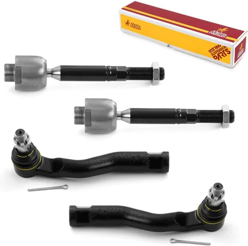 Miniatura 236 de Metrix Premium Chassis Parts - Juego de 4 barras de acoplamiento interior y exterior para Audi A3 15-16, Seat Leon 06-20 (México), 09-17 Volkswagen