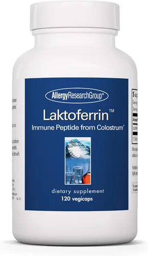 Allergy Research Group ARG Laktoferrin - 350 mg de lactoferrina - Sistema inmunológico y apoyo a la salud intestinal - Sin gluten y sin OMG - 120