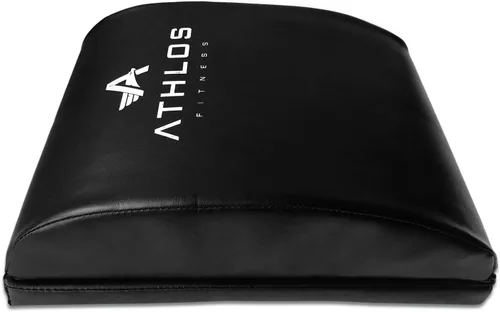Miniatura 3 de Tapete para abdominales y ejercicios Athlos Fitness con protector para espalda baja, buen ejercicio para abdominales para un rango completo