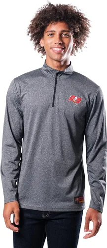 Miniatura 15 de Ultra Game Men's NFL Official Super Soft Quarter Zip Long Sleeve T-Shirt