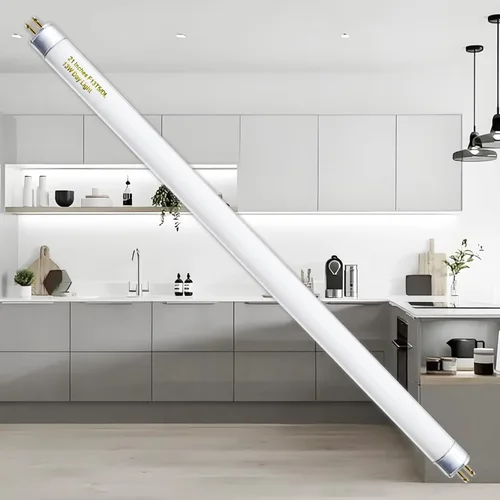 Miniatura 5 de Konideke Paquete de 8 bombillas fluorescentes T5 de 21 pulgadas, 13 W, luz diurna 6500K, F13T5D para debajo del gabinete, base G5 de 750 lúmenes