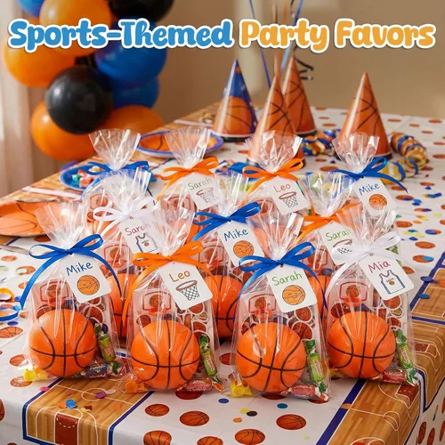 Miniatura 7 de Shindel 6 piezas de pelotas de baloncesto mini, pelotas de goma hinchables de 4.7 pulgadas con bomba para mini aro para niños, juego en interiores