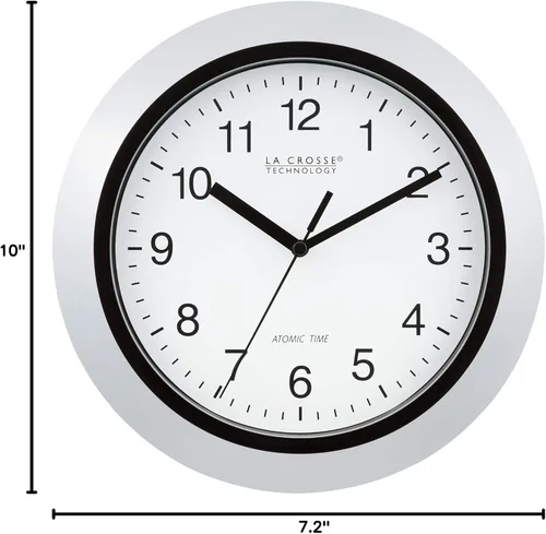 Miniatura 8 de La Crosse Technology Relojes de pared atómicos analógicos y digitales con temperatura