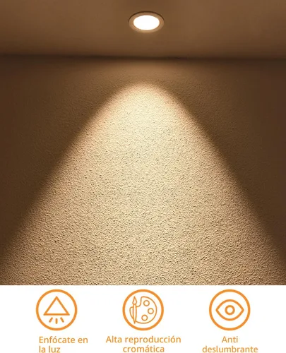Miniatura 2 de Bombillas LED MR16 Equivalente a Halógeno de 50W Bombillas de Luz para Paisajismo, 2700K Blanco Cálido 5W GU5.3 MR16 12V Bombilla de Foco, No