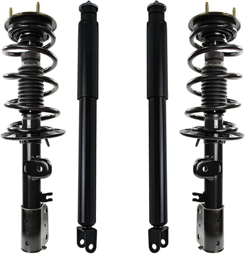Miniatura 28 de Detroit Axle - Amortiguadores de puntales para Nissan Sentra 2007-2012 [Base S SL SR] Puntales delanteros completos con amortiguadores traseros