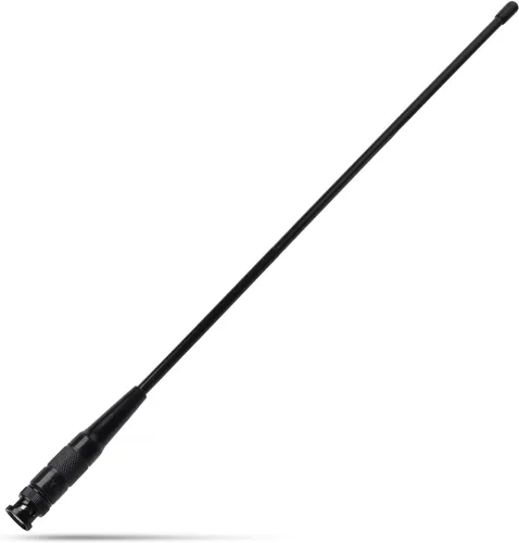 HYS UHF BNC Base HT Antena de 15.3 pulgadas para GMRS Walkie Talkie/Repetidor, UHF 462-467Mhz Antenas de radio bidireccionales para 460-470Mhz ICOM