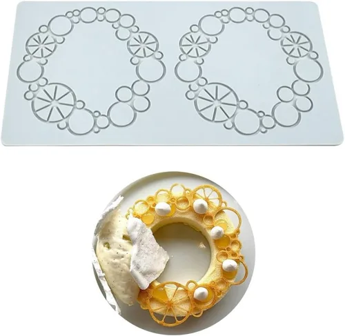 Miniatura 2 de Moldes de silicona 3D de hojas huecas para chocolate, molde de panal, abeja, caramelo, patrón de flores, molde para fondant, decoración de tartas