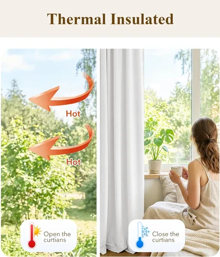 Miniatura 153 de StangH Cortinas de Terciopelo Verde Esmeralda de 96 Pulgadas - Cortinas Opacas de Terciopelo de Lujo Súper Suaves, Elegante Cobertura de Ventana