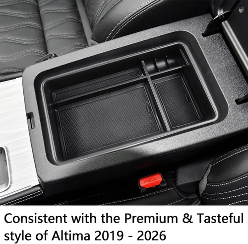 Miniatura 7 de EDBETOS Altima Organizador de consola central compatible con Nissan Altima 2019-2023 2024 2025 Accesorios S/SV/SR/SL/Platinum, caja de plástico ABS