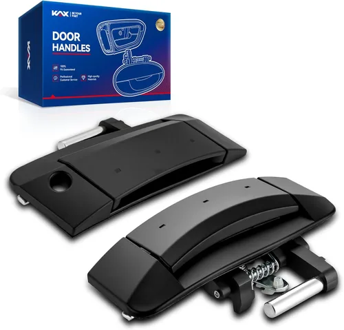 Miniatura 28 de KAX Manija de puerta exterior de ABS para conductor, 4 piezas, compatible con Toyota Tundra 2007-2019; reemplaza