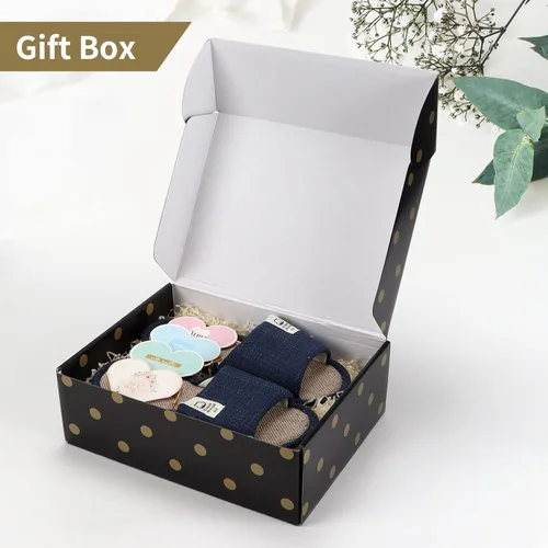 Miniatura 5 de Hoikwo Paquete de 18 cajas de regalo de lujo de 12 x 9 x 4 pulgadas, color negro, a granel, vacías para regalos del día de la madre, cajas de regalo