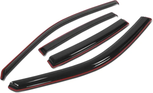 Miniatura 17 de Dodge Grand Caravan / Chrysler Town & Country protector deflector de lluvia, parasol para pegar en el vidrio, 2 unidades.