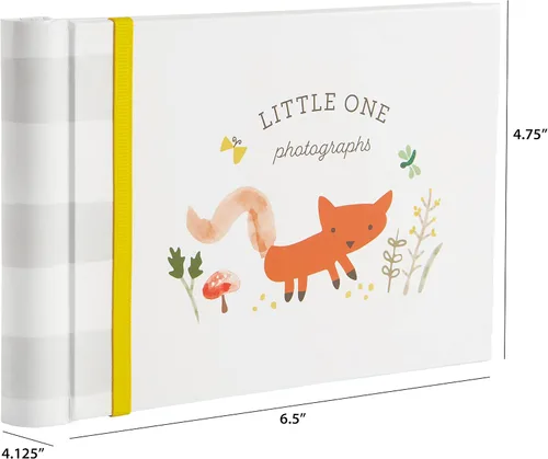 Miniatura 6 de C.R. Gibson BP73-24546 Little One Woodland - Álbum de fotos de libro de brag de género pequeño, 7.25 pulgadas de ancho x 4.5 pulgadas de largo