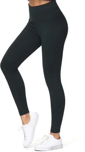 Miniatura 18 de Dragon Fit - Pantalones de compresión para yoga con bolsillos interiores, cintura alta, pantalones atléticos para control de abdomen, calzas