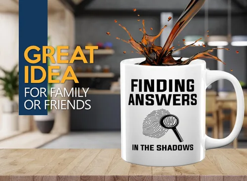 Miniatura 2 de Taza de café de detective de 11 oz blanco - Encontrar respuestas en - Oficial de policía Patrulla policía Detective Sheriff Police Enforcement