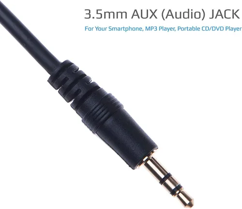 Miniatura 3 de Keple Cable adaptador auxiliar para automóvil de 0.138 in de audio auxiliar para Mercedes Clase A W169, W245, B W245, W203, C W209, W203, CLK X164