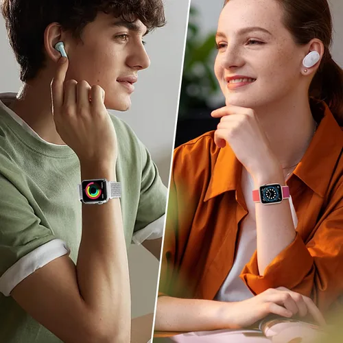 Miniatura 5 de Paquete de 6 correas deportivas compatibles con Apple Watch de 1.496 in 1.575 in 1.614 in 1.654 in 1.732 in 1.772 in 1.811 in 1.929 in para iWatch