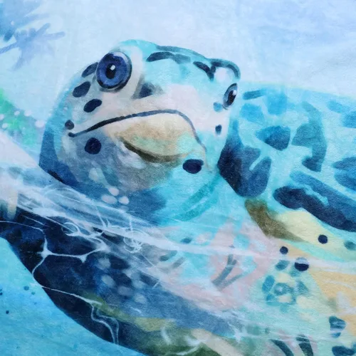 Miniatura 4 de Sviuse Manta de Tortuga Marina Costera Manta Náutica y de Playa Mantas Decorativas de Tortugas para Niños y Adultos Regalos de Tortuga
