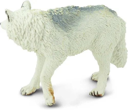 Miniatura 8 de Safari Ltd. Figura de lobo blanco, realista, pintada a mano de 3.6 pulgadas, juguete educativo para niños, niñas y niños a partir de 3 años