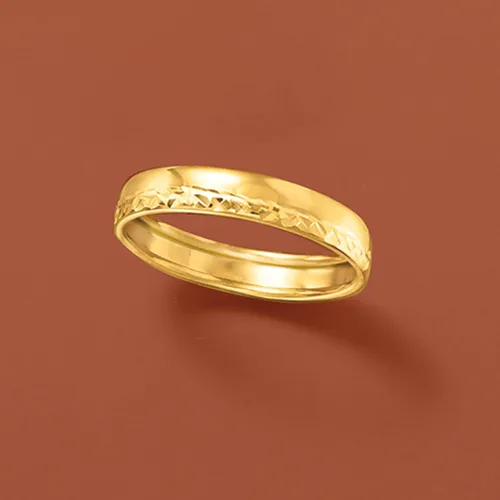 Miniatura 6 de Ross-Simons Italian 14kt Yellow Gold Diamond-Cut and Polished Ring