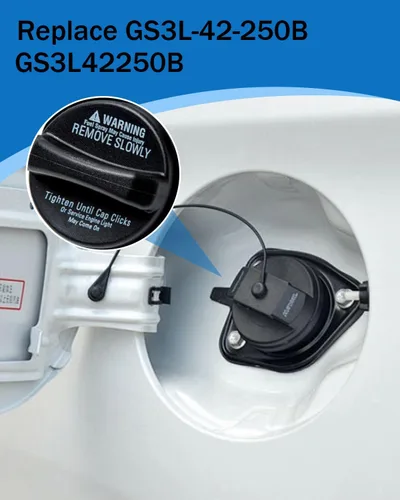 Miniatura 3 de Tapa de llenado de depósito de combustible para Mazda 3 6 2009-2013, apto para CX-7 2010-2012, apto para CX-9 2007-2015, reemplaza GS3L-42-250B