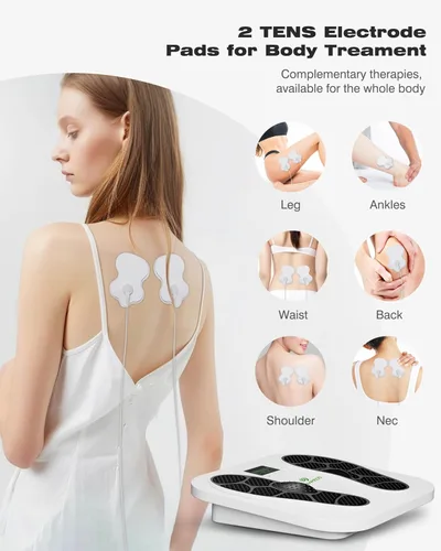 Miniatura 3 de SPA4PIEDS Estimulador nervioso eléctrico transcutáneo, masajeador de pies para neuropatía, TENS EMS para aliviar el dolor, 10 modos y 20 niveles
