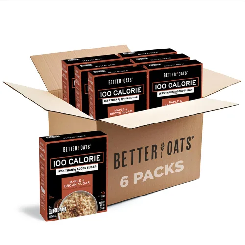 Better Oats Steel Cut - Avena instantánea con semillas de lino | Fabricado con granos enteros, granos enrollados, semillas de lino, cocina en 90