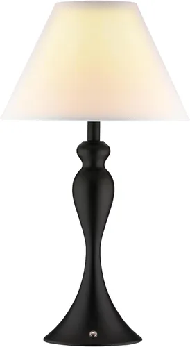 O'Bright Ember - Lámpara de mesa inalámbrica, recargable, regulable al tacto, funciona con pilas, bombilla LED E26, carga rápida tipo C, lámpara