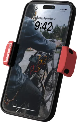 FREAKMOUNT Soporte magnético 2.0 para teléfono de motocicleta, compatible con Harley Davidson, soporte de aluminio Billet de alta calidad para