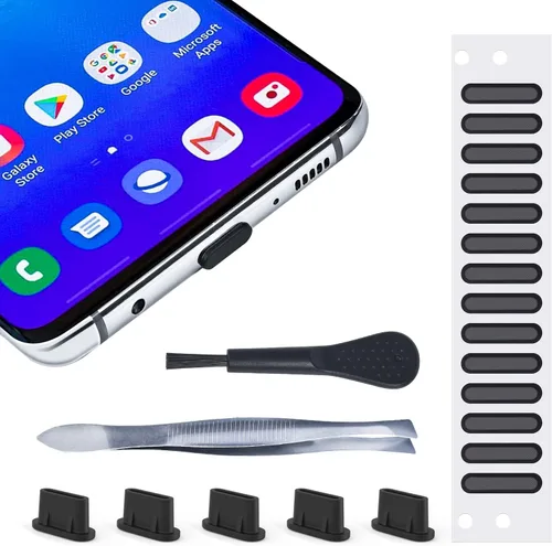 Miniatura 8 de 20 tapones antipolvo para iPhone 14, 14 Pro Max, 13, 13 Pro Max, 12, 12 Pro Max, 11, 11 Pro, X, XS, XR, 8, 7, iPhone Lightning puerto de carga