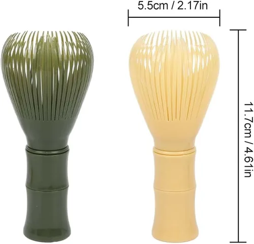 Miniatura 3 de Batidor tradicional de matcha reutilizable de resina PP, batidor de matcha Chasen, apto para lavavajillas, agitador de matcha, té verde matcha