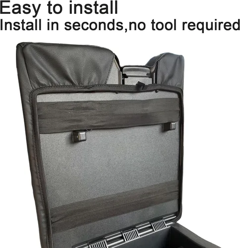 Miniatura 5 de Funda de reposabrazos para consola central para Ford F150 2015-2024 2025, para F250 F350 F450 F550 2017-2024 2025 con asiento de salto 40/20/40