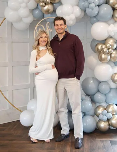Miniatura 2 de Narcissus Baby Bump - Fajas de maternidad sin costuras, ropa interior a medio muslo - Vestido de maternidad para baby shower