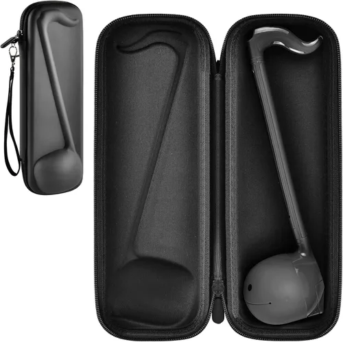 Miniatura 8 de Funda compatible con Otamatone [Edición en Inglés] Instrumento musical electrónico japonés sintetizador portátil, soporte de almacenamiento de Rosa