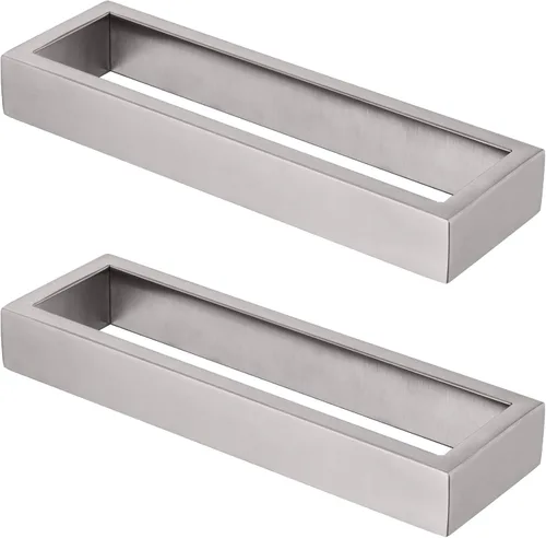 Miniatura 11 de KOKOSIRI Anillos de toalla cepillados de oro para toallas de mano Barras de toalla de 9 pulgadas para cocina Organizador de toallas de acero Oro