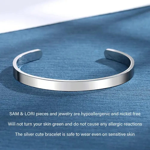 Miniatura 2 de SAM & LORI - Pulseras personalizadas para chicas adolescentes y mujeres, joyas motivacionales para regalar a tu mejor amiga, mamá, hija o hermana