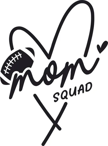 Miniatura 7 de SEC Apparel Parches termoadhesivos de la familia del fútbol de transferencia de letras para camisetas de tela (Temporada de touchdown)