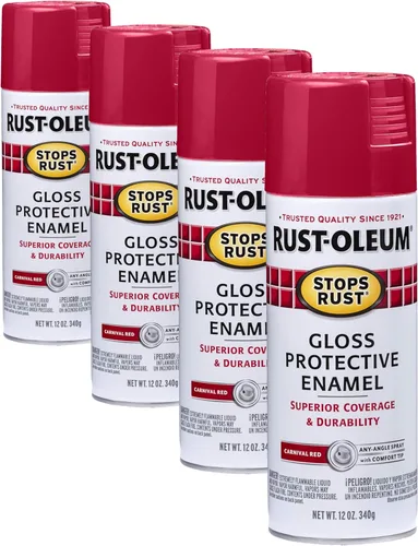Miniatura 150 de Rust-Oleum 285092 - Pintura en aerosol para prevención del óxido, 12 onzas, transparente satinado Satinado claro