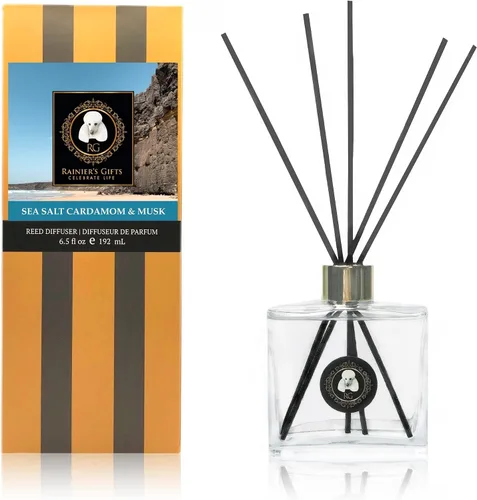 Miniatura 16 de Rainier's Gifts Juego de difusor de varillas (French Country Rose Garden) – Varillas difusoras de aceite perfumado – Ambientador de aromaterapia