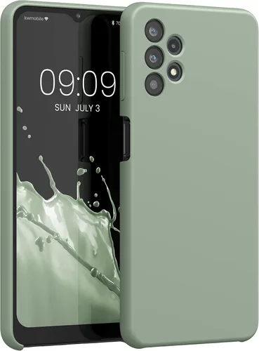Miniatura 299 de kwmobile Funda Compatible con Samsung Galaxy A14 5G - Funda de teléfono de TPU y silicona con acabado suave - Verde Lima