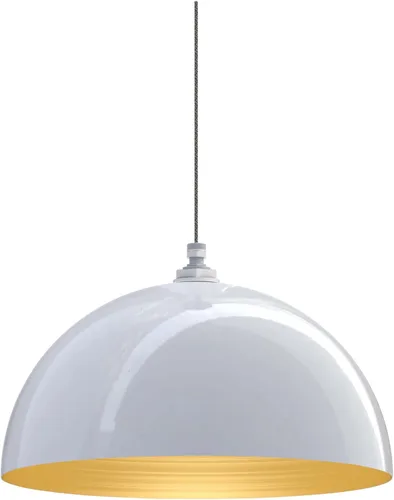 Miniatura 44 de Steel Lighting Co. Melrose - Lámpara colgante Montada en el techo Cúpula redonda de 18 pulgadas Estilo moderno contemporáneo de granja