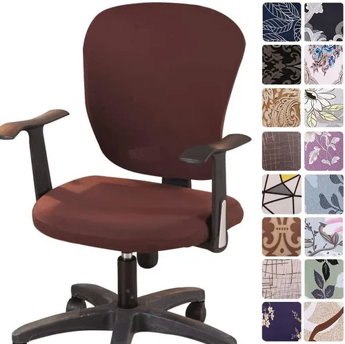 Miniatura 30 de Melaluxe - Funda para silla de oficina de computadora, funda universal protectora y elástica, cubierta elástica para silla giratoria