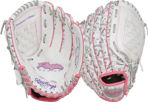 Miniatura 11 de Rawlings Serie Players T-Ball y guante de béisbol para jóvenes Tamaños 9 a 11.5 pulgadas Múltiples estilos