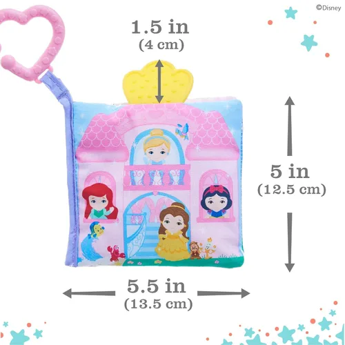 Miniatura 3 de Disney Kids Preferred Baby Princess - Libro suave con mordedor y páginas arrugadas, libro de imágenes para recién nacidos
