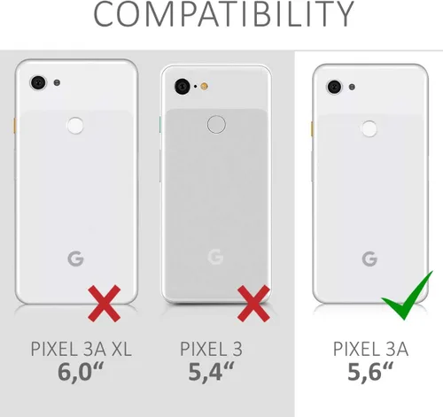 Miniatura 6 de kwmobile Funda compatible con Google Pixel 3a - Funda transparente suave delgada y flexible TPU Funda protectora para teléfono - Transparente