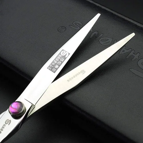 Miniatura 3 de SHARONDS Tijeras de corte de cabello, tijeras de peluquería para adelgazar, tijeras profesionales de peluquería para el hogar, para hombres y Plano