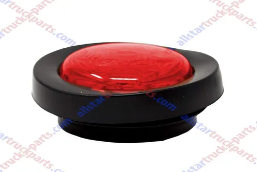 Miniatura 3 de All Star Truck Parts 8 piezas de luz LED redonda de 2 pulgadas para marcador lateral de seguridad [7 LEDs] [ojal de goma] [IP 67] para remolques - 4